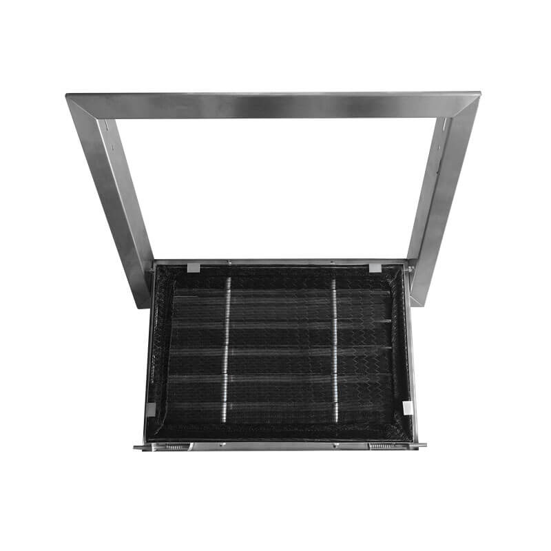 SGSH Stainless steel hinged return air grille Stainless steel