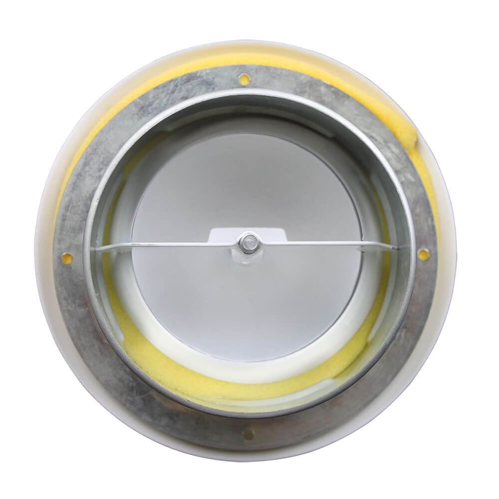 DVR Return disc air valve, round fresh air valve, metal air vent valve