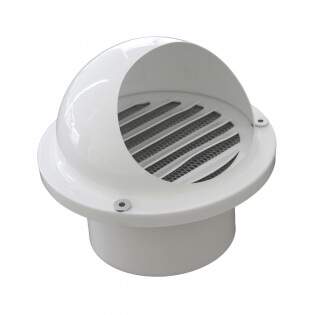 EV-AN waterproof aluminum air vent cap, air vent cap with mesh, air vent cap with louver