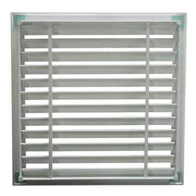 Plastic return air grille