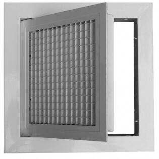 Classification of air supply outlets of square diffusers