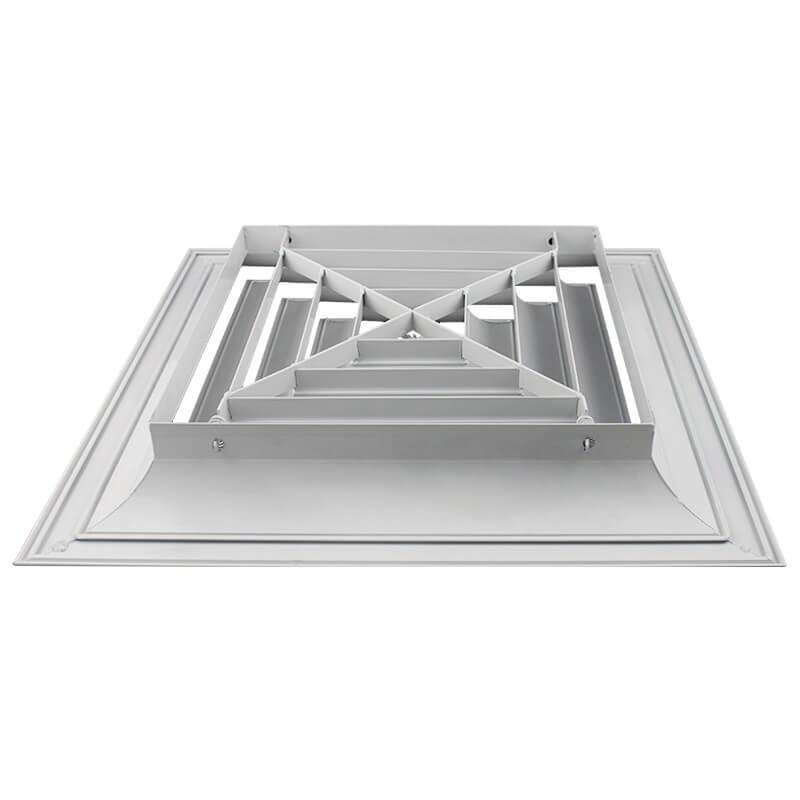 SD-A4 supply air diffuser,square air diffuser, ceiling air diffuser manufacturer in China