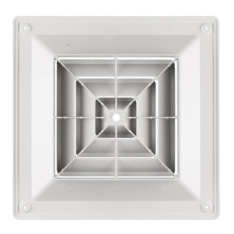 SD-P1 Plastic square ceiling diffuser