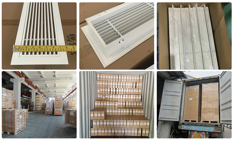 linear bar grille packing