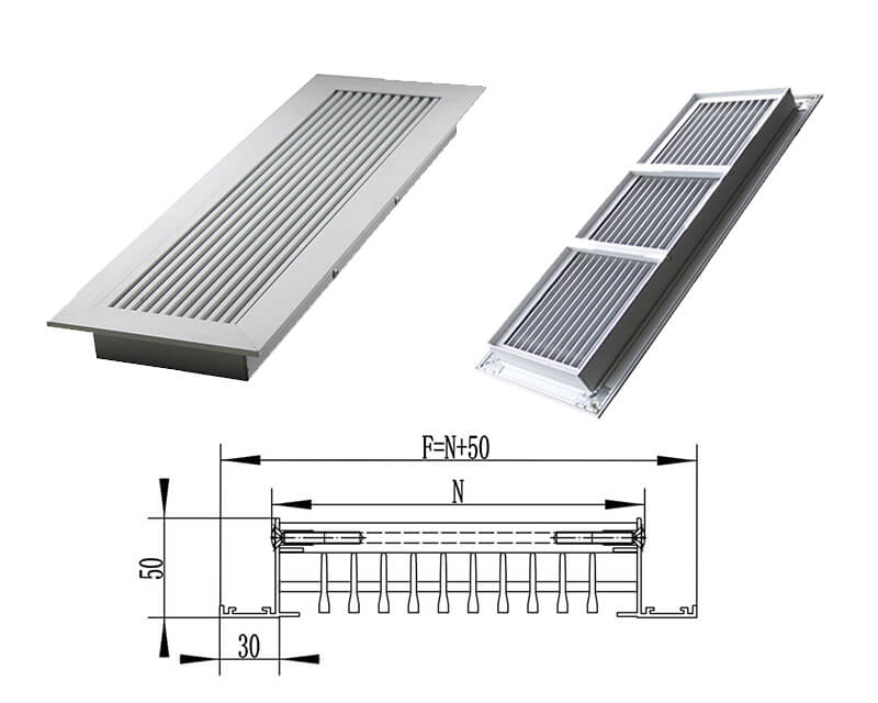 floor grille drawing