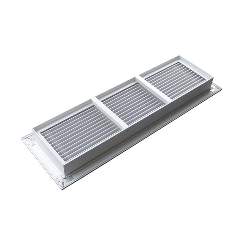 FG-A2 Aluminum Floor Grille, floor grille with frame, linear bar floor grille with anodized surface finished