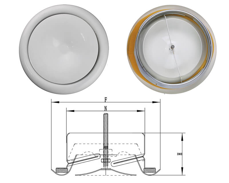 DV-S disc valve for exhaust drawing