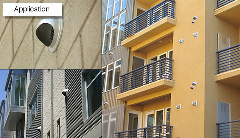 wall air vent application