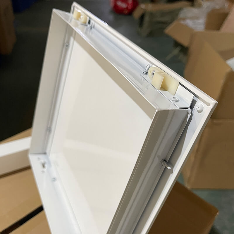 AD-H1 aluminum access panel, ceiling access panel, touch lock access panel, hinged type access panel