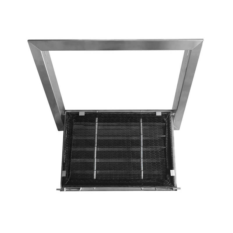 SG-SH Stainless steel hinged return air grille